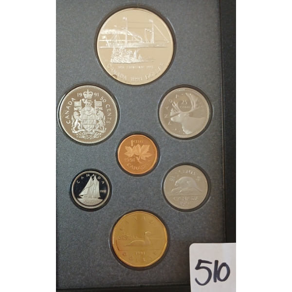 1991 RCM DOUBLE DOLLAR PROOF SET