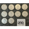 Image 2 : LOT OF 10 - 1958 CDN 10 CENT COINS