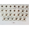 LOT OF 27 - 1890-1945 LINCOLN & INDIAN HEAD PENNIES