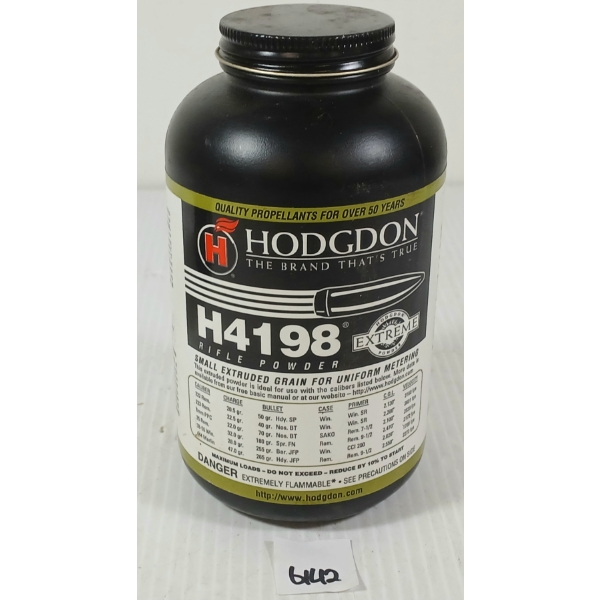 POWDER: HODGDON H4198 RIFLE POWDER - 1LB 