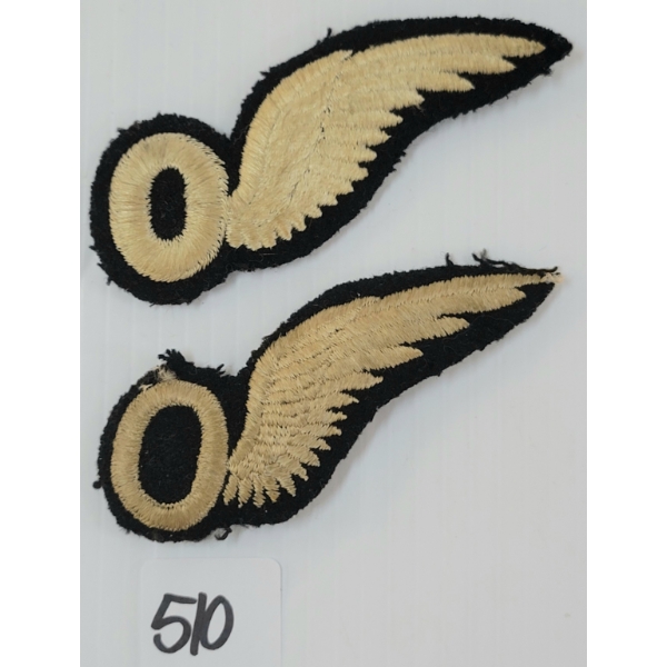 LOT OF 2 - AIR FORCE HALF WINGS INSIGNIA