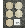 Image 2 : LOT OF 5 - 1962 CDN 50 CENT SILVER COINS