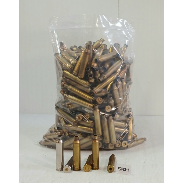 BRASS: APPROX 300X MIXED 7MM REM MAG
