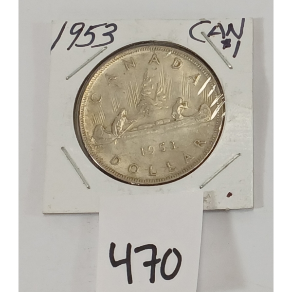1953 CDN SILVER DOLLAR