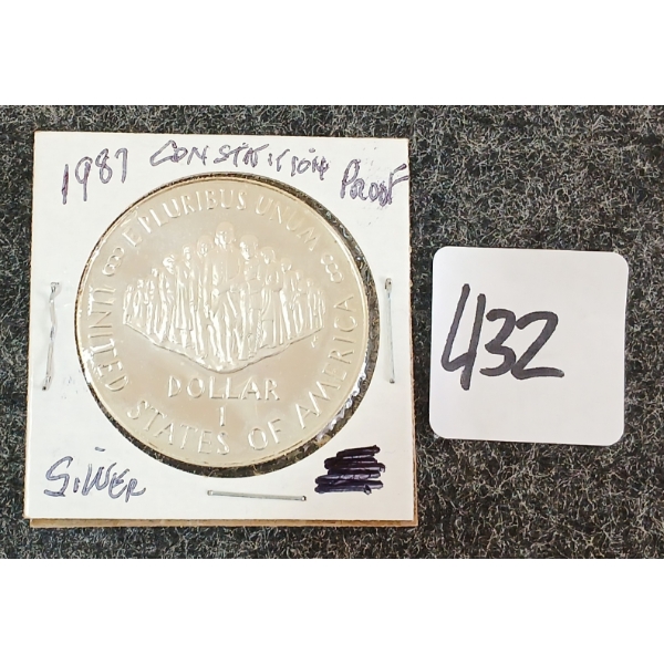 1987 U.S. CONSTITUTION 200TH ANNIVERSARY SILVER DOLLAR