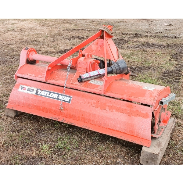 TAYLOR PITTSBURGH 962 SERIES ROTARY TILLER - 5FT - 3 PTH - W/ MANUAL