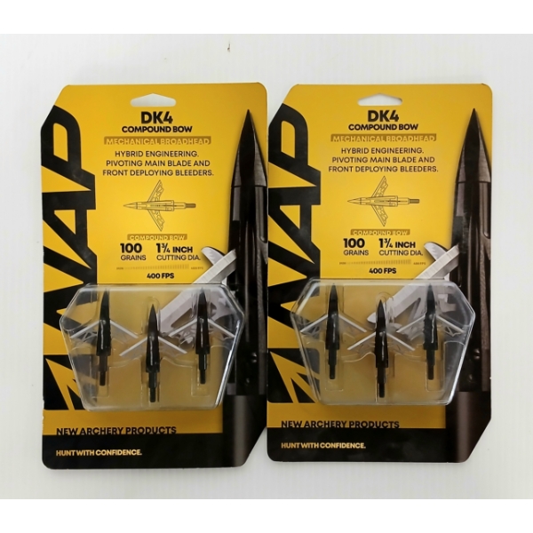 LOT OF 2 - DK4 COMPOUND MECHANICAL BROADARROWS - NIB