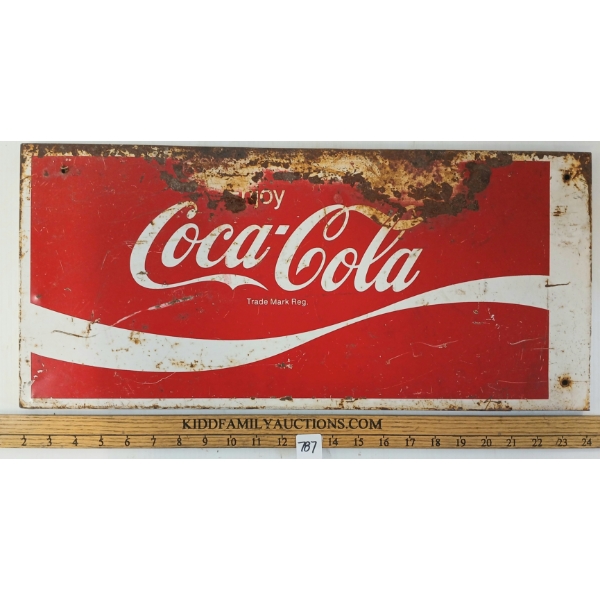 ENJOY COCA-COLA - SST DISPLAY TOPPER SIGN