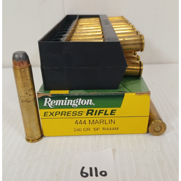 AMMO: 20X REMINGTON EXPRESS RIFLE .444 MARLIN - 240GR - SP