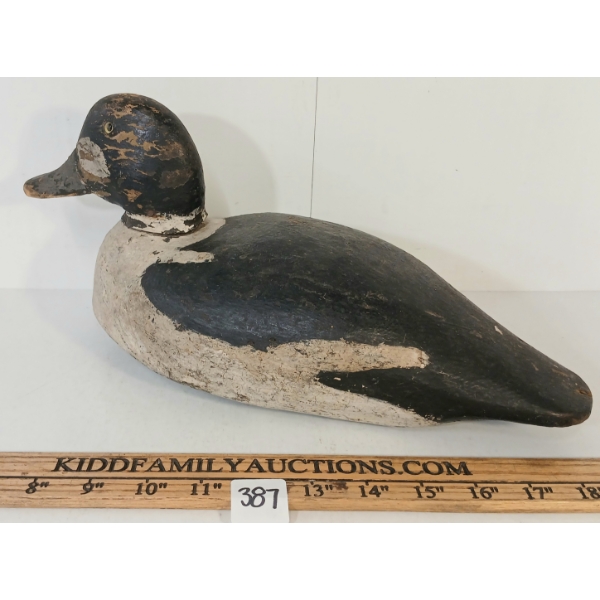 GOLDEN EYED DECOY DUCK