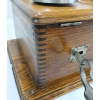 Image 12 : NORTHERN ELECTRIC WALL MOUNT CRANK TELEPHONE - OAK
