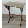EMILY GALLE ART NOUVEAU SIDE TABLE W/ GLASS TOP