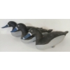 Image 1 : LOT OF 3 - BLUEBILLED DECOY DUCKS - SIGNED S.T.