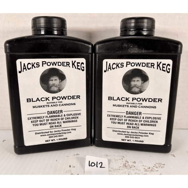 POWDER: 2 LBS JACKS POWDER KEG - BLACK POWDER