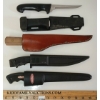 Image 1 : LOT OF 5 - FIXED BLADE CAMPING & HUNTING KNIVES W/ SHEATHS
