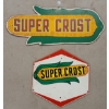 Image 1 : LOT OF 2 - SUPER CROST PRESS BOARD SIGNS
