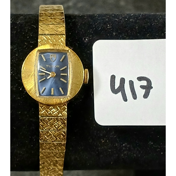 LADIES' TUDOR GOLD TONED WRISTWATCH