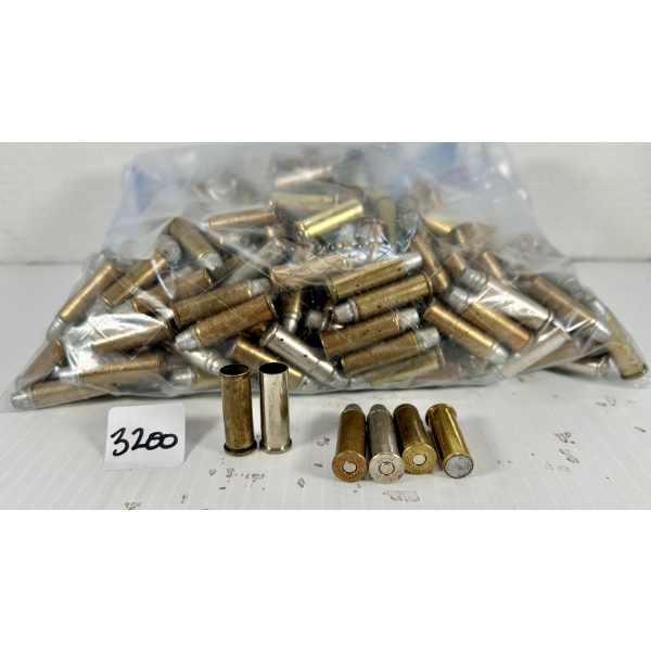 AMMO / BRASS: 300X LIVE & 92X BRASS .38 SPL RELOADS - LSWC & LWC