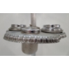Image 4 : CHROME AIRPLANE ASHTRAY STAND, LIGHT & TOBACCO HOLDERS