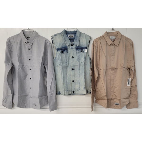 LOT OF 3 - CLASSIFIED MEN'S LARGE DRESS SHIRTS