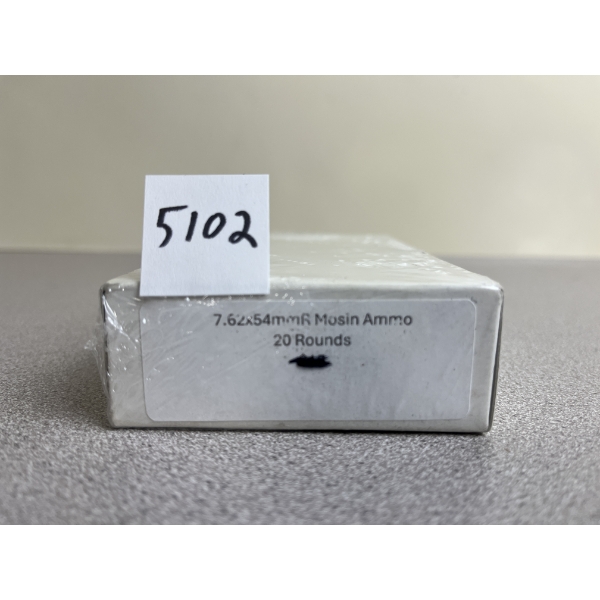 AMMO: 20X 7.62X54 R - SEALED