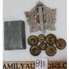 Image 2 : LOT OF 3 -NORWEGIAN MATCHBOX HOLDER, WWI BRITISH GENERAL BUTTONS & ARGYL & SUTHERLAND CAP BADGE