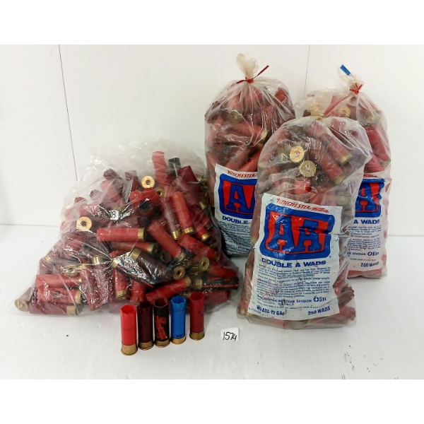 QTY OF MIXED 12 GA HULLS