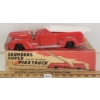 Image 4 : SAUNDERS SUPER WIND UP FIRE TRUCK W/ ORIG BOX
