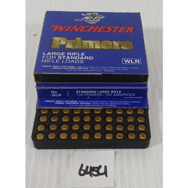 PRIMERS: APPROX 300X WINCHESTER NO. WLR PRIMERS