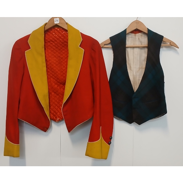 LOT OF 2 - ARGYLL & SUTHERLAND HIGHLANDERS DRESS MESS VEST & JACKET