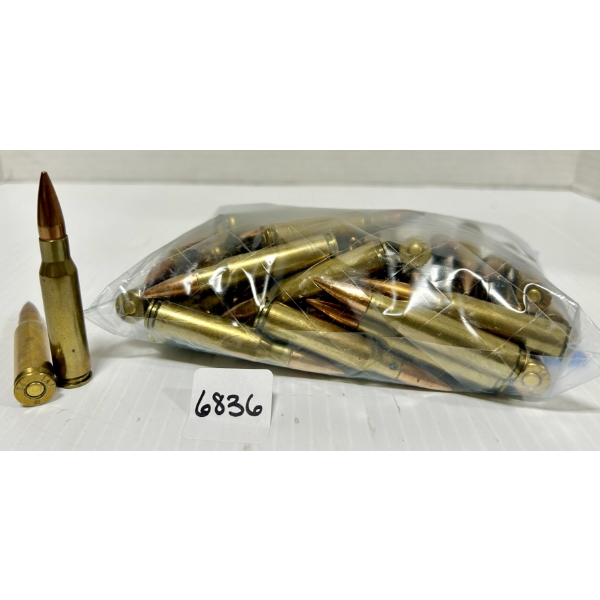 AMMO: APPROX 50X 7.62X51 MM NATO - MILITARY FMJ