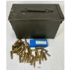 Image 1 : AMMO / BRASS: 34 X MIXED CAL LIVE & 24 X BRASS & AMMO CAN