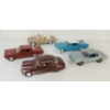 Image 1 : LOT OF 5 - PLASTIC CAR MODELS - 1958 OLDSMOBILE, 1962 STUDEBAKER, 1966 FAIRLANE, ETC