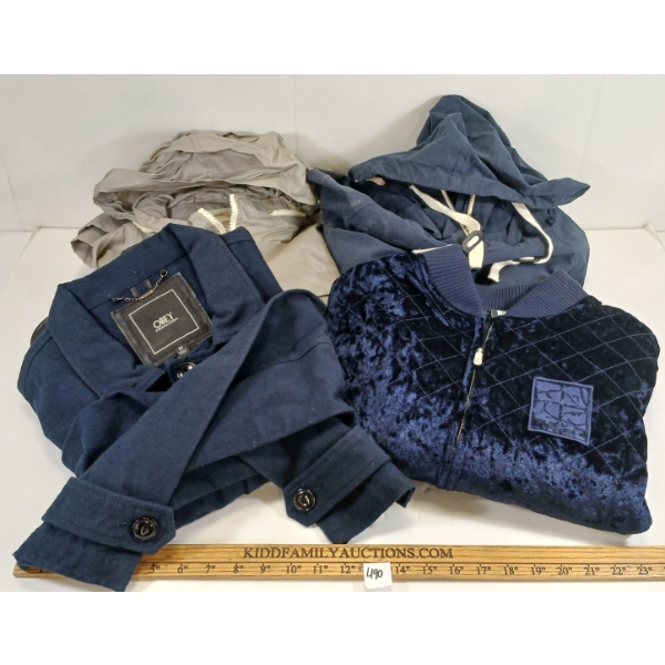 LOT OF 4 - WOMEN'S JACKETS - MFG INSIGHT, OBEY, LIFETIME & MINIMUM