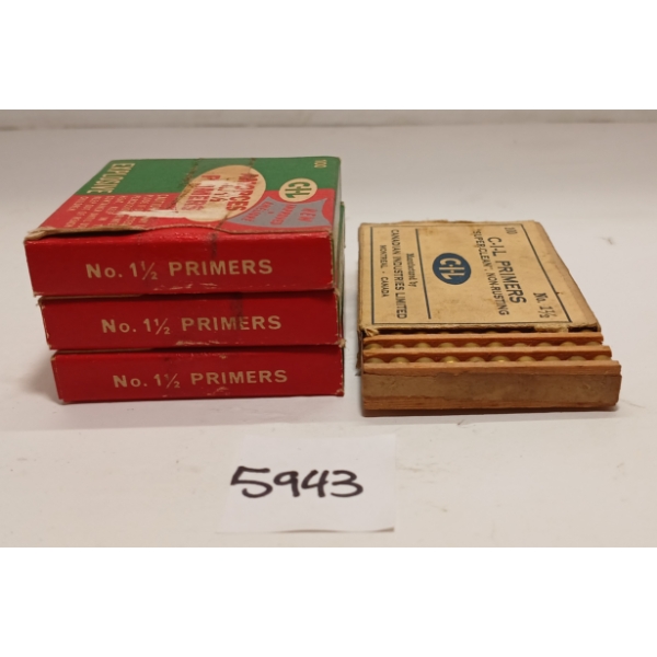 PRIMERS: 361X CIL NO. 1 1/2 PRIMERS