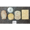 Image 1 : LOT OF 5 - JADE PCS & PENDANTS