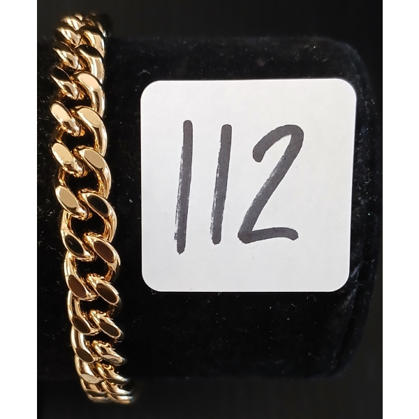14K GOLD PLATED CUBAN LINK BRACELET
