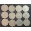 Image 1 : LOT OF 12 - 1951-1966 CDN 10 CENT COINS