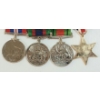 Image 2 : LOT OF 4 - WWII CDN PLATED MEDALS