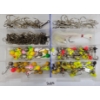 Image 1 : QTY OF MISC JIG HEADS & TREBLE HOOKS