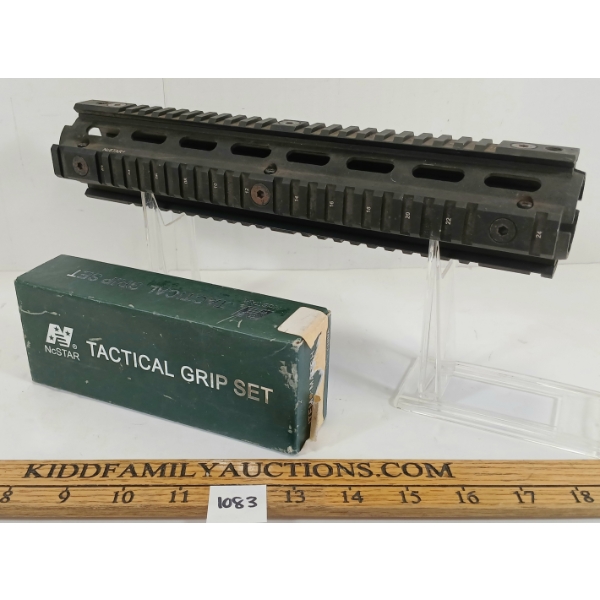 LOT OF 2 - NCSTAR AR 15 A2 TACTICAL RAIL & GRIP 