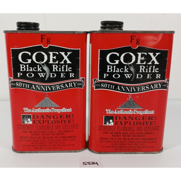 POWDER: GOEX FG BLACK RIFLE POWDER - 2LBS