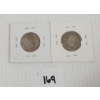 Image 2 : LOT OF 2 - CDN 1874 & 1891 25 CENT SILVER PCS