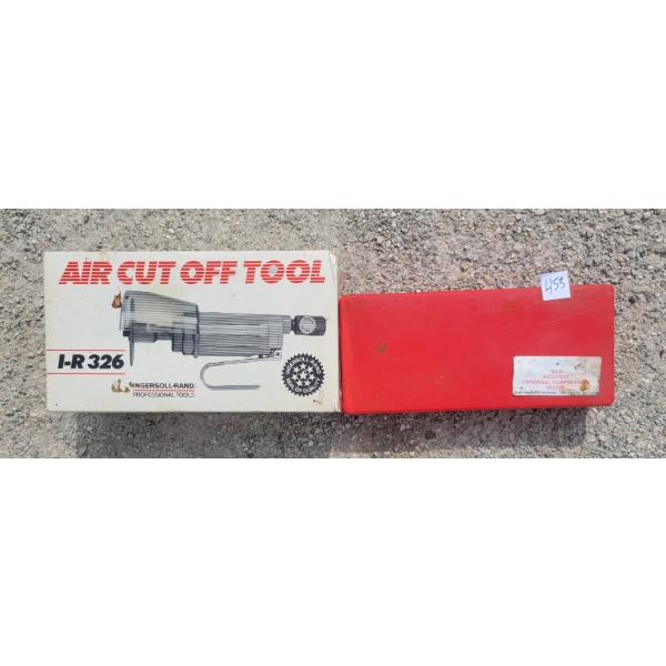 LOT OF 2 - AIR CUT OFF TOOL & UNIVERSAL COMPRESSION TESTER