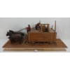 Image 4 : FOLK ART HORSE DRAWN CARRIAGE