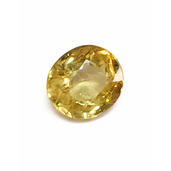NATURAL YELLOW GROSSULAR GARNET - OVAL