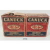 Image 4 : AMMO: 50X CIL CANUCK 12GA - 2 3/4IN - #4 SHOT - PAPER LABELS - COLLECTIBLE BOXES