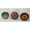Image 2 :   LOT OF 3 - SIGNED TORONTO MAPLE LEAFS HOCKEY PUCKS - DAVE ANDREYCHUK, KEN DRYDEN & WENDEL CLARK