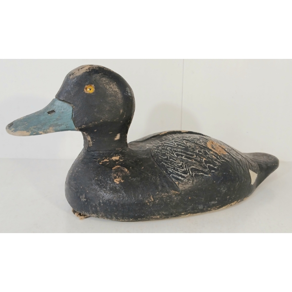 1940'S BLUEBILLED DRAKE DECOY BY CEC JOHN