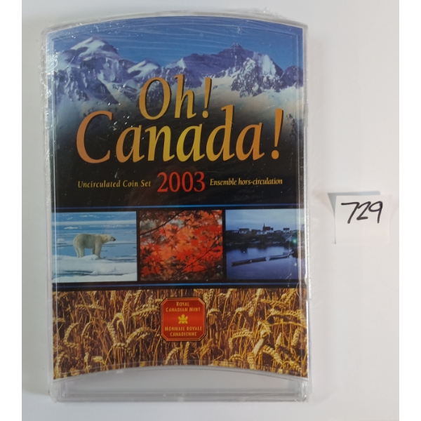 2003 RCM UNCIRCULATED COIN SET - OH! CANADA!